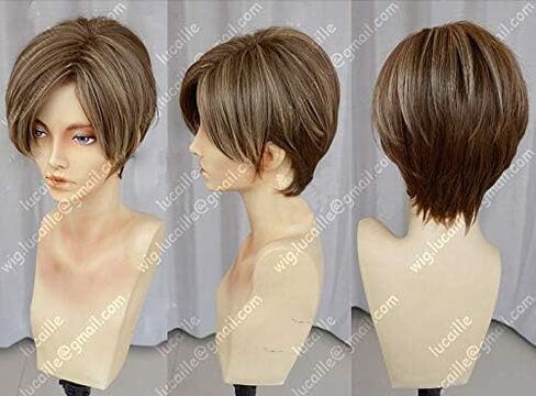 شعر مستعار سحري acgn للحفلات التنكرية شعر مستعار لأزياء الهالوين 　 (بني) in Kuwait