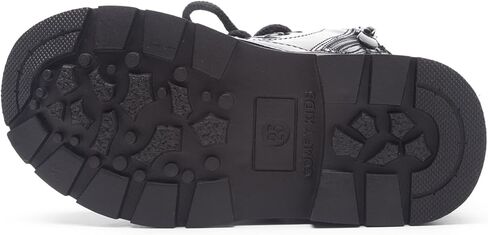 أحذية Mesiiloly للأطفال الصغار مع سحاب جانبي للأطفال، أحذية كاحل لامعة مقاومة للماء للأولاد والبنات in Kuwait