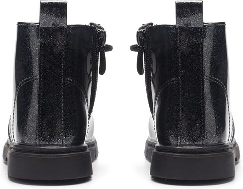 أحذية Mesiiloly للأطفال الصغار مع سحاب جانبي للأطفال، أحذية كاحل لامعة مقاومة للماء للأولاد والبنات in Kuwait