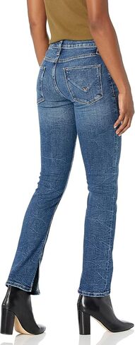 HUDSON Women's Nico Midrise Straight Leg Jean in Saudi Arabia