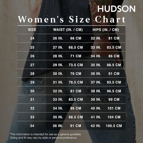 HUDSON Women's Centerfold Extreme High Rise Super Skinny Jean in Saudi Arabia