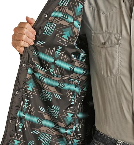 Rock & Roll Denim Mens Solid Light Quilted Jacket in Kuwait