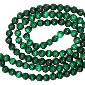 TUOKAY 12mm Tiger Eye Necklace Gemstone Beads Prayer Mala Necklace in Kuwait