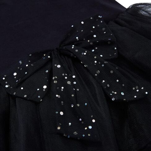 ملابس رقص باليه للفتيات الصغيرات بأكمام مكشكشة مع فيونكة خلفية لامعة من LIONJIE مع تنورة فستان توتو in Kuwait