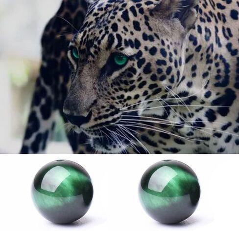 TUOKAY 12mm Tiger Eye Necklace Gemstone Beads Prayer Mala Necklace in Kuwait