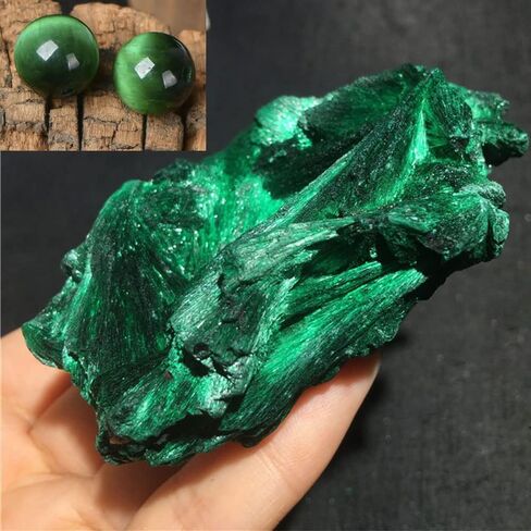 TUOKAY 12mm Tiger Eye Necklace Gemstone Beads Prayer Mala Necklace in Kuwait