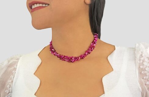 MGR MY GEMS ROCK! Petite Natural Agate Stone Beaded Hand Knotted Light Weight Endless Infinity Long Or Multi-Layer Necklace, 70-Inch Long Approx. in Kuwait