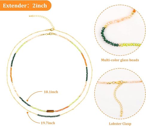 IDEAJOY لذيذ فراشة بوهو مطرز الملونة الماس سلسلة الحجر الطبيعي قلادة قلادة خمر مجوهرات اكسسوارات للنساء الفتيات in Kuwait