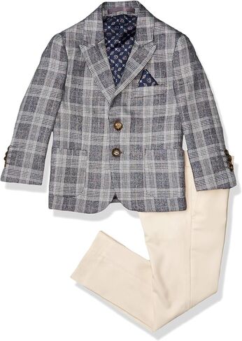 Isaac Mizrahi Boys' 2-Piece Multi-Plaid Suit in Saudi Arabia