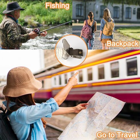 4 Pieces Women Hat Clips for Travel, Knitting Hat Clip for Handbag, Cap Anti-Lost Strap, Outdoor Travel Accessory Chains Hat Companion White, White, 0 in Kuwait