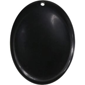 Nupuyai Oval Worry Stones Pendants for Jewelry Making, Polished Thumb Palm Stone Pendant for Unisex