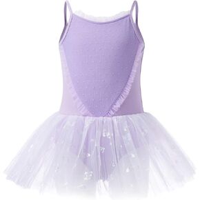 ملابس باليه للفتيات الصغيرات من LIONJIE - حزام بظهر مجوف ملابس راقصة الباليه فستان رقص تنورة توتو للأطفال من سن 3 إلى 12 سنة in Kuwait
