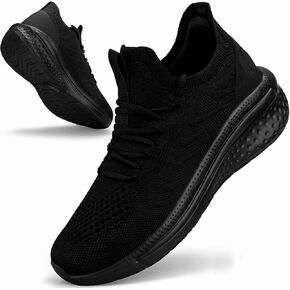 Pujcs Womens Walking Running Shoes Slip-on Breathable Mesh Tennis Sneakers | Lightweight Non-Slip Shoes-Cushioned Athletic Sneakers for Gym Hiking Workout Casual Work in Kuwait