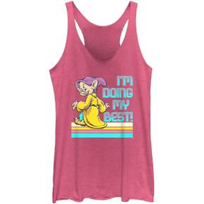 Fifth Sun Girls' Disney Princesses Best Dopey Can Women's Racerback Tank Top in Saudi Arabia