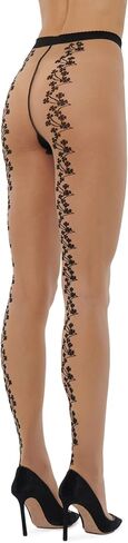 Wolford Floral Back Seam Tights in Kuwait