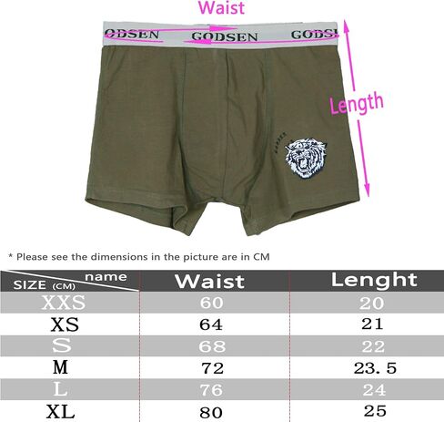 2-Pack Men's Cotton Boxer Briefs,Underwear Cotton Stretch Boxer Brief （ XXS～～L ） in Saudi Arabia