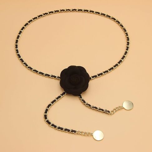 mengsilong Belly Chain Belt for Women, Metal Waist Chain Body Chain Belt for Clothing Matching in Saudi Arabia
