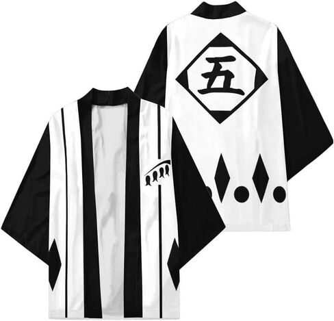 iwachosan Anime Bleach Gotei 13 Cosplay Costumes Cloak Kimono Haori in Saudi Arabia