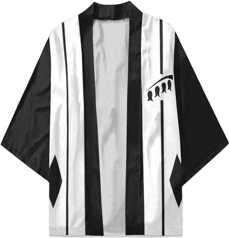 iwachosan Anime Bleach Gotei 13 Cosplay Costumes Cloak Kimono Haori in Saudi Arabia