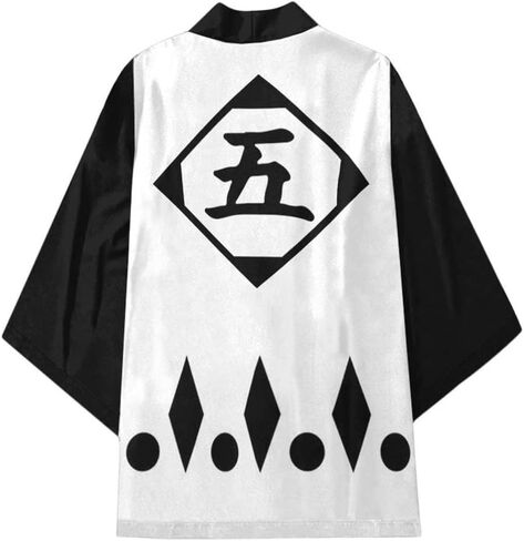 iwachosan Anime Bleach Gotei 13 Cosplay Costumes Cloak Kimono Haori in Saudi Arabia