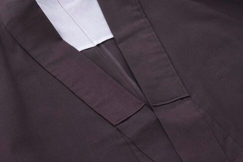 Koremono Mens Solid Brown Yukata, Lightweight Summer Robe, 100% Cotton, Made in Japan in Kuwait