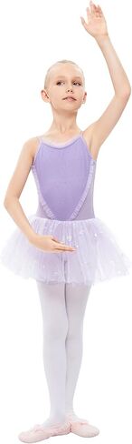ملابس باليه للفتيات الصغيرات من LIONJIE - حزام بظهر مجوف ملابس راقصة الباليه فستان رقص تنورة توتو للأطفال من سن 3 إلى 12 سنة in Kuwait