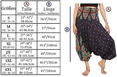 LOFBAZ Yoga Harem Pants for Women Elephant Boho Hippie Bohemian Beach Jumpsuit in Saudi Arabia