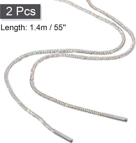 uxcell Shoelaces, Rhinestone Round Shoelaces, Drawstring Cords Replacement for Sweatpants in Saudi Arabia