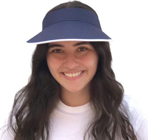 SILVERFEVER Women Wide Brim Visor Hat UV Sunblock Sun Protection Beach Sports Tennis Golf Hats in Saudi Arabia