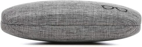 polemax Hard Eyeglass Sunglasses Case, Linen Fabric Glasses Protective Case for Medium Eyeglasses Frame Sunglasses in Saudi Arabia