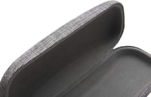 polemax Hard Eyeglass Sunglasses Case, Linen Fabric Glasses Protective Case for Medium Eyeglasses Frame Sunglasses in Saudi Arabia