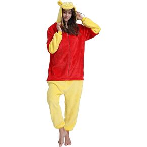 Zhiwei Adult Animal Pajamas Costume,Plush One Piece Onesies Costume Halloween Cosplay Costume Flannel for Adults and Teens in Saudi Arabia