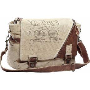 Myra Bag Victors Upcycled Canvas Messenger Bag S-1132 in Saudi Arabia