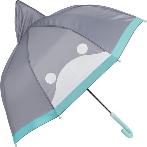 مجموعة ADORA Be Bright، لون سحري - مظلة للأطفال مقاس 66 سم مصنوعة بتفاصيل ثلاثية الأبعاد ومواد تكشف عن السحر مثالية للعب المطر الخيالي - سمك القرش in Kuwait