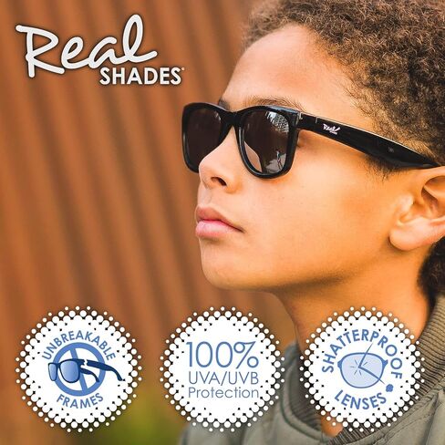 Real Shades Surf Sunglasses for Toddler Kid Youth 100% UVA UVB Protection, Polycarbonate Mirror Lenses, Unbreakable in Saudi Arabia