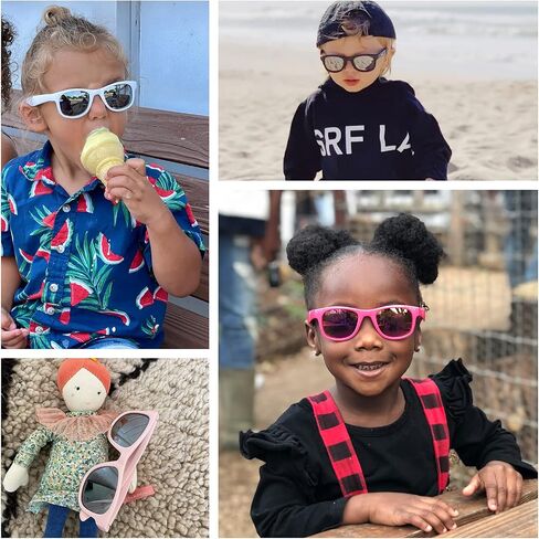 Real Shades Surf Sunglasses for Toddler Kid Youth 100% UVA UVB Protection, Polycarbonate Mirror Lenses, Unbreakable in Saudi Arabia