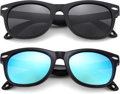 Melpomenia Flexible Bendable Polarized Baby Sunglasses with Strap for Newborn Infant Boys Girls Age 0-24 Months in Saudi Arabia