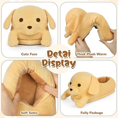 شبشب نسائي من Prewplam، شباشب قطيفة على شكل حيوانات لطيفة، شباشب حيوانات كرتونية شتوية مضحكة، شباشب داخلية، شباشب قطيفة دافئة للنساء والرجال in Kuwait