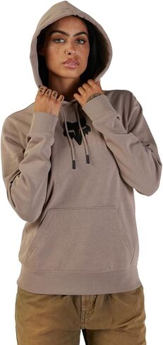 Fox Racing Women's Standard Fox Head Fleece PO, Taupe, Large in Saudi Arabia