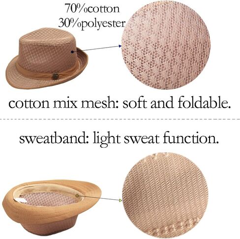 ZffXH 2/6 قطعة قبعة فيدورا للشاطئ ناعمة شبكية للحفلات الرائعة قبعة مضحكة للشمس تريلبي سترو للسيدات والرجال والنساء بنما in Kuwait