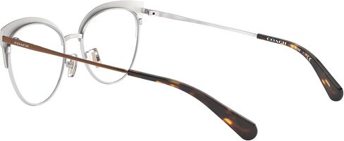 Coach HC5108 Prescription Eyewear Frames, Brown Silver Gold Gradient/Demo Lens, 54 mm in Saudi Arabia