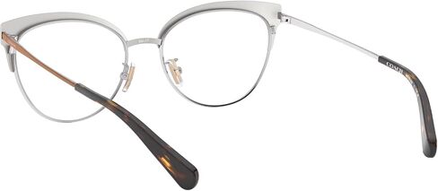Coach HC5108 Prescription Eyewear Frames, Brown Silver Gold Gradient/Demo Lens, 54 mm in Saudi Arabia