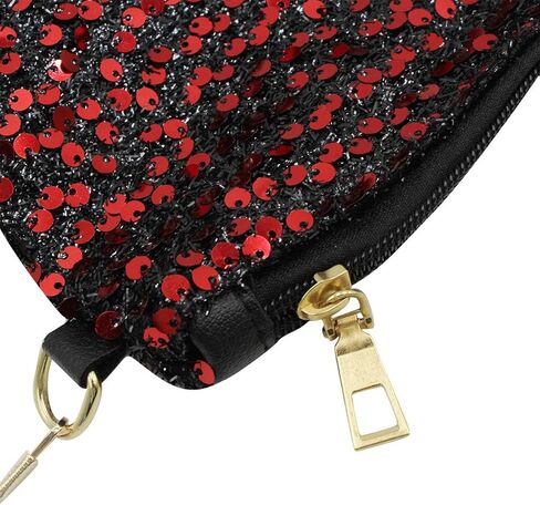 محفظة نسائية لامعة بالترتر عبر الجسم ومغلفات لامعة وحقائب يد وحقائب رسائل in Kuwait