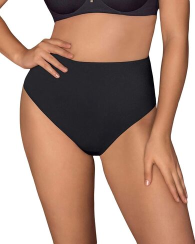Leonisa High Waisted Seamless Comfy Thong Panty - Firm Tummy Control Womens Underwear in Saudi Arabia