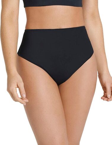 Leonisa High Waisted Seamless Comfy Thong Panty - Firm Tummy Control Womens Underwear in Saudi Arabia