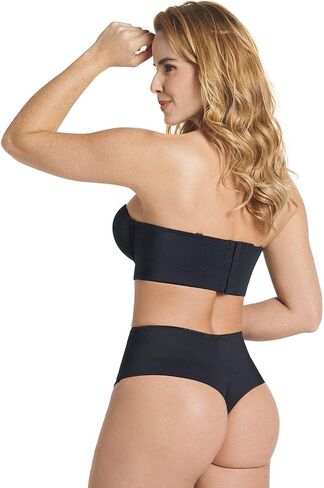 Leonisa High Waisted Seamless Comfy Thong Panty - Firm Tummy Control Womens Underwear in Saudi Arabia
