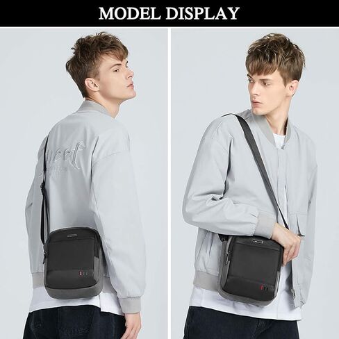 BAIGIO Men's Small Messenger Bag Crossbody Bag Travel Bag Casual Sling Pack Purse Wallet Travel Handbags in Kuwait