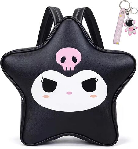 حقيبة DOTBABY Anime Star للفتيات والأولاد، حقيبة كتف لطيفة خفيفة الوزن، حقيبة كروس كرتونية خفيفة الوزن، حقيبة كتب ناعمة من البولي يوريثان in Kuwait