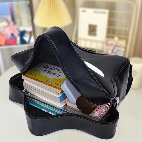 حقيبة DOTBABY Anime Star للفتيات والأولاد، حقيبة كتف لطيفة خفيفة الوزن، حقيبة كروس كرتونية خفيفة الوزن، حقيبة كتب ناعمة من البولي يوريثان in Kuwait