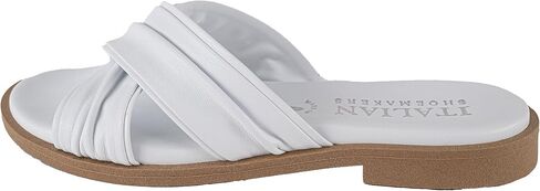 صندل نسائي من ITALIAN SHOEMAKERS Hachi من الجلد الصناعي الناعم بمقدمة مفتوحة للنساء in Saudi Arabia